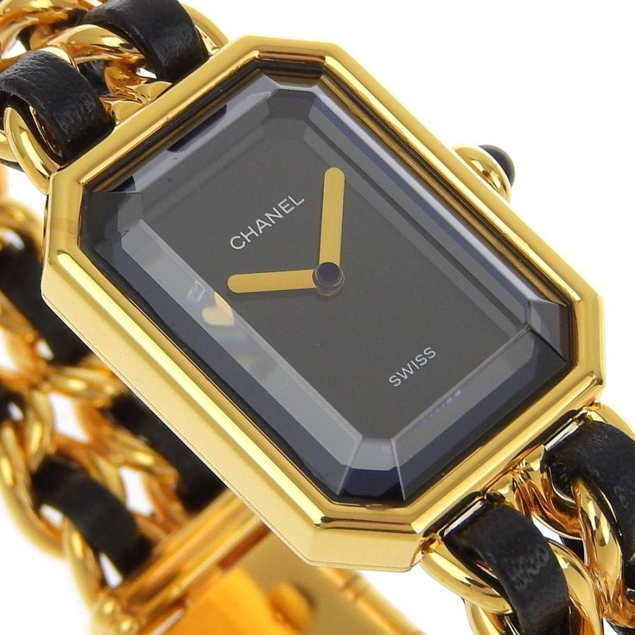 CHANEL（シャネル） プルミエールS H0001 腕時計 金メッキ×レザー