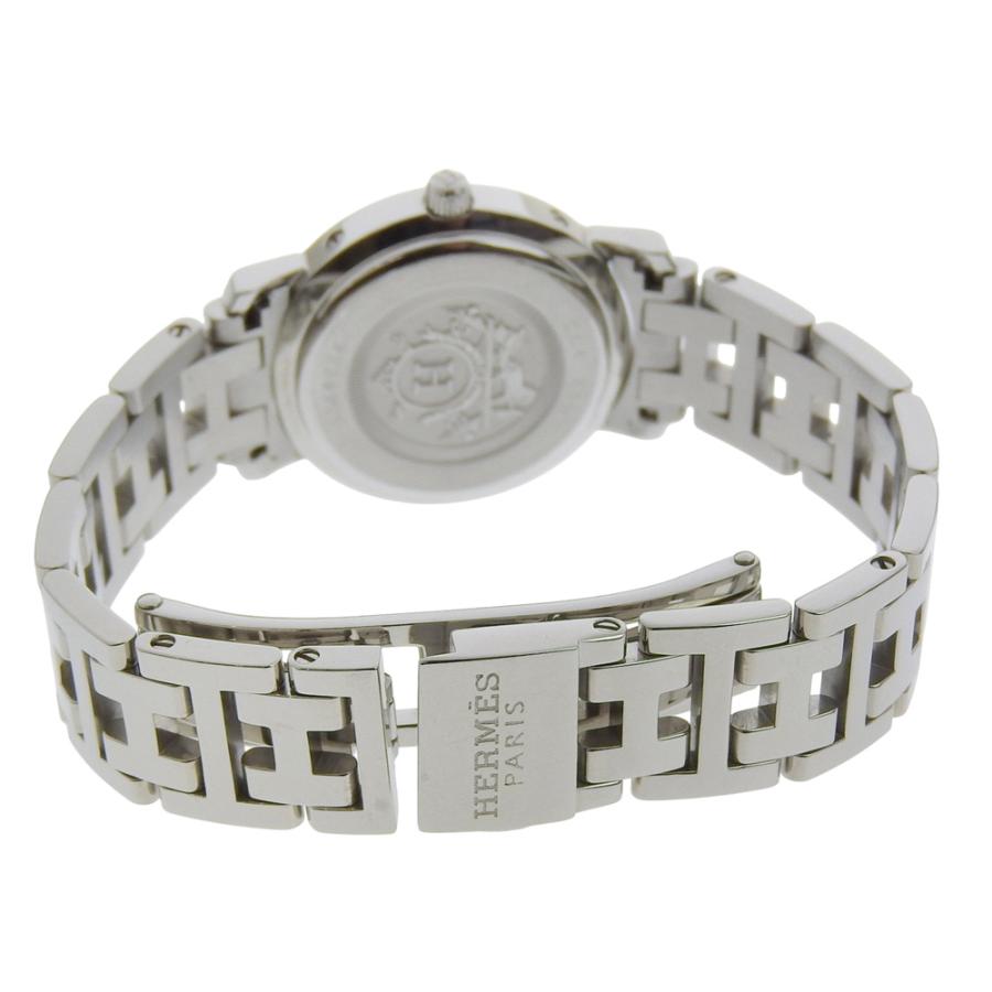 HERMES（エルメス） クリッパーナクレ CL4.230 腕時計 SS×ダイヤモンド 