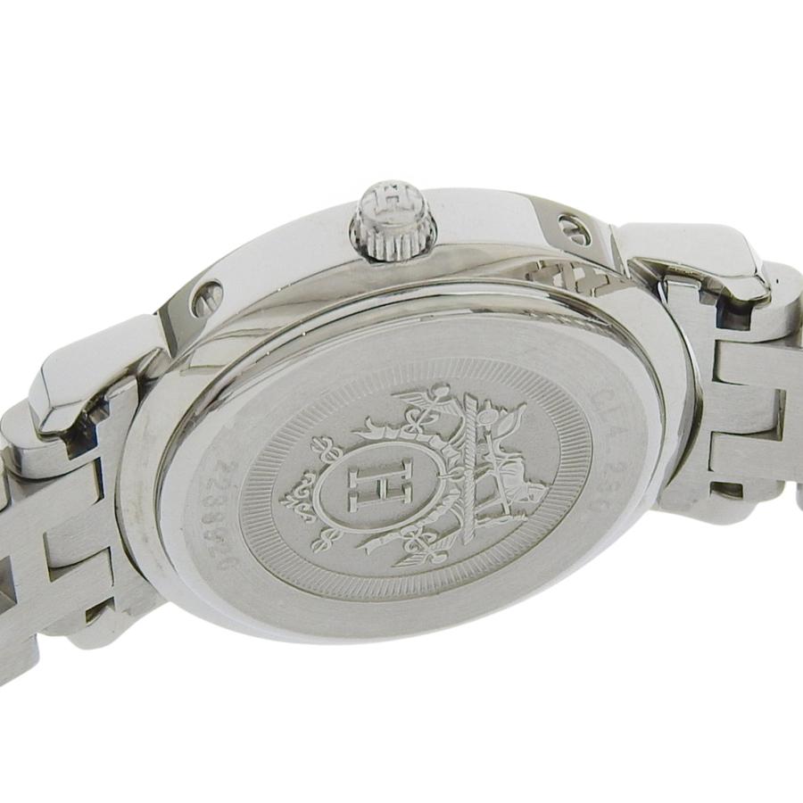 HERMES（エルメス） クリッパーナクレ CL4.230 腕時計 SS×ダイヤモンド