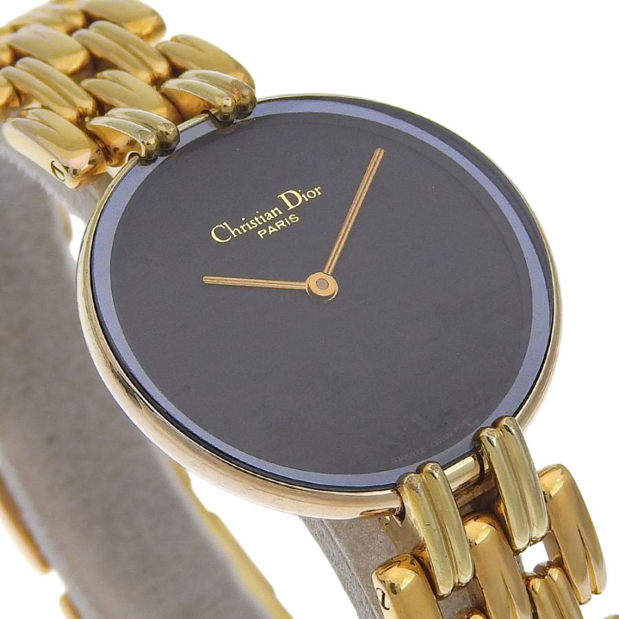 Dior クリスチャンディオール バキラ D46-154-4 腕時計 金メッキ