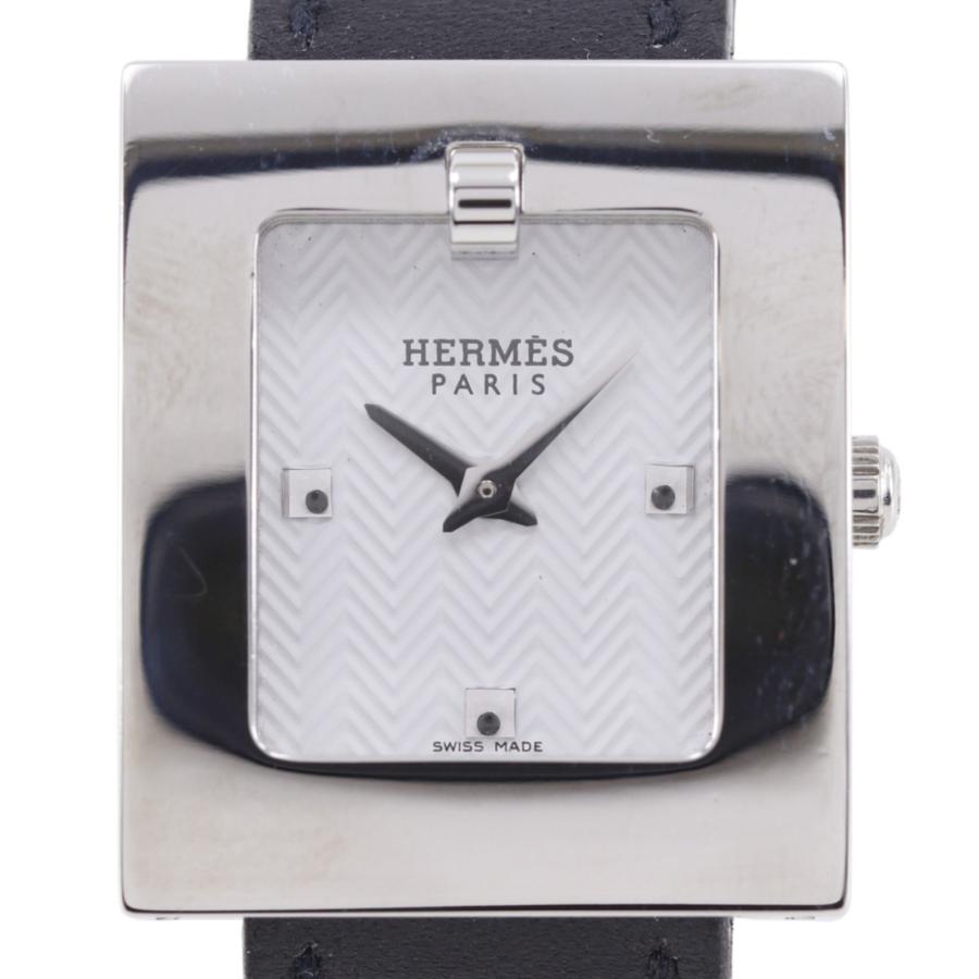 HERMES（エルメス） ベルトウォッチ BE1.110 □E 腕時計 SS×レザー 