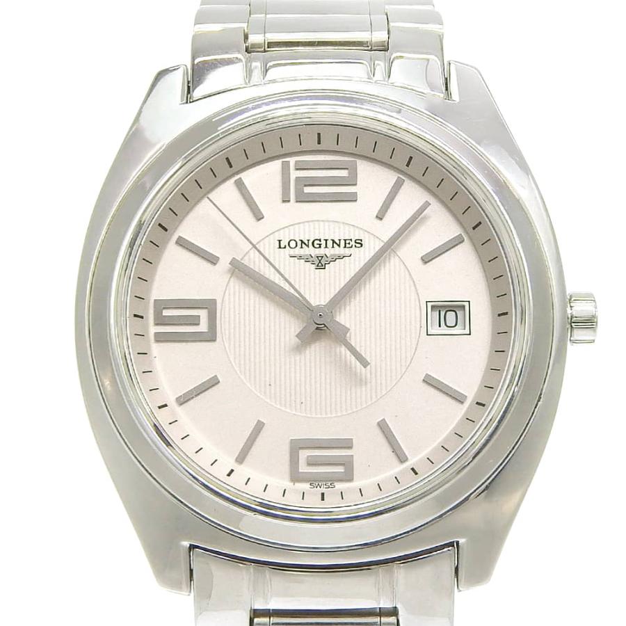 【LONGINES】ロンジン コンクエスト L3.632.4 ステンレススチール シルバー クオーツ アナログ表示 メンズ 白文字盤 腕時計 LONGINES（ロンジン） コンクエスト L3.632.4 腕時計 SS シルバー