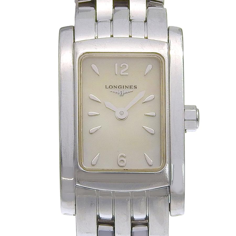 LONGINES ロンジン シェル文字盤 L5.158.4 クォーツ 腕時計 LONGINES（ロンジン） ドルチェヴィータ L5.158.4 腕時計 SS クオーツ