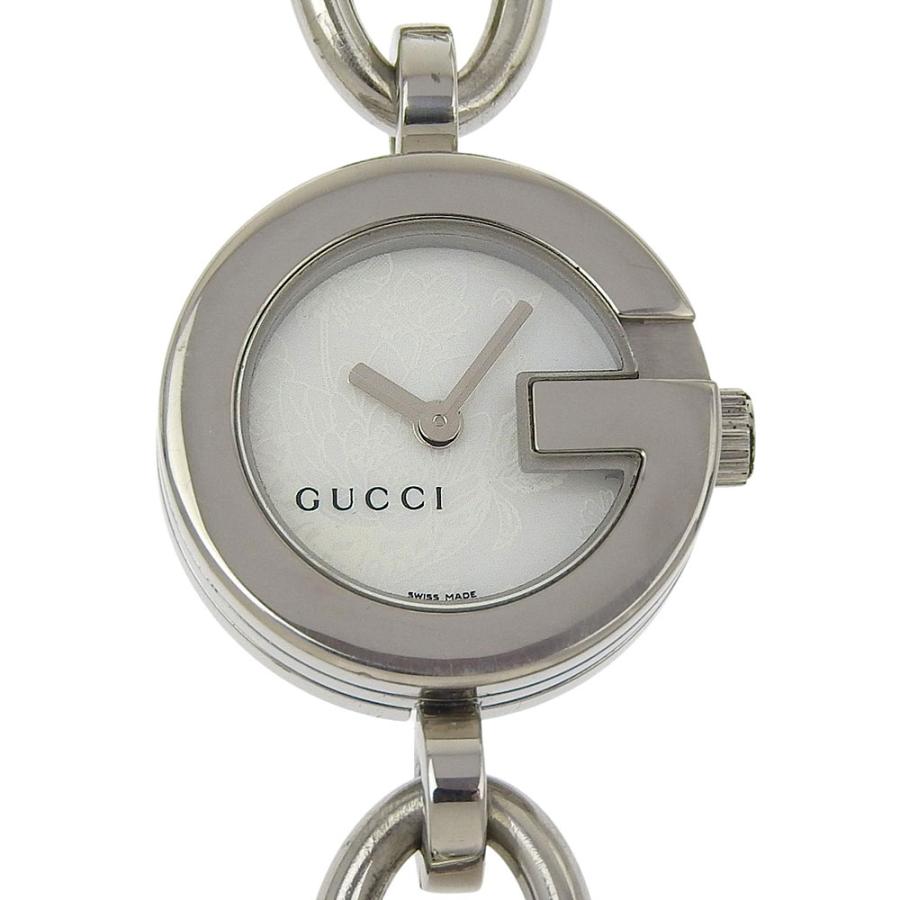 GUCCI（グッチ） Gチャーム ブレスウォッチ 107 腕時計 SS クオーツ
