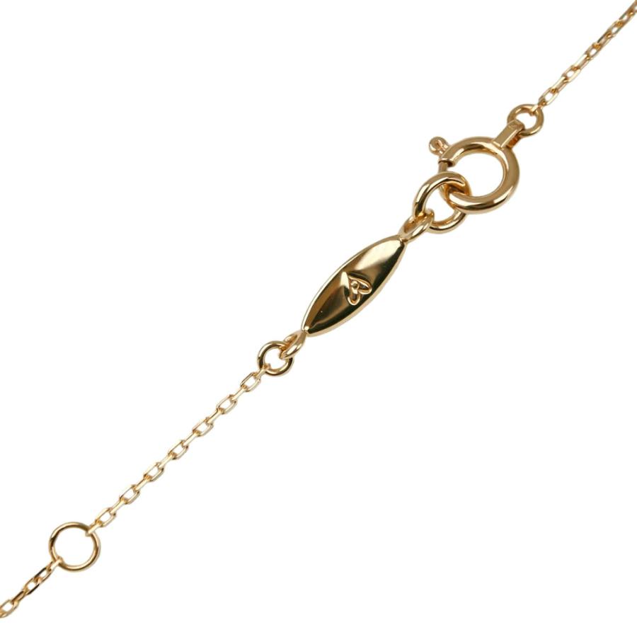 AHKAH（アーカー） ハート ネックレス K18YG 約1.3g レディース