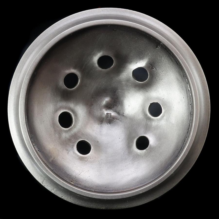帖佐美行 作 純銀 【 松梅想 香炉 】 原型制作 純銀刻印 重量：626.7g 骨董品 純銀 _【I130926024】中古の画像