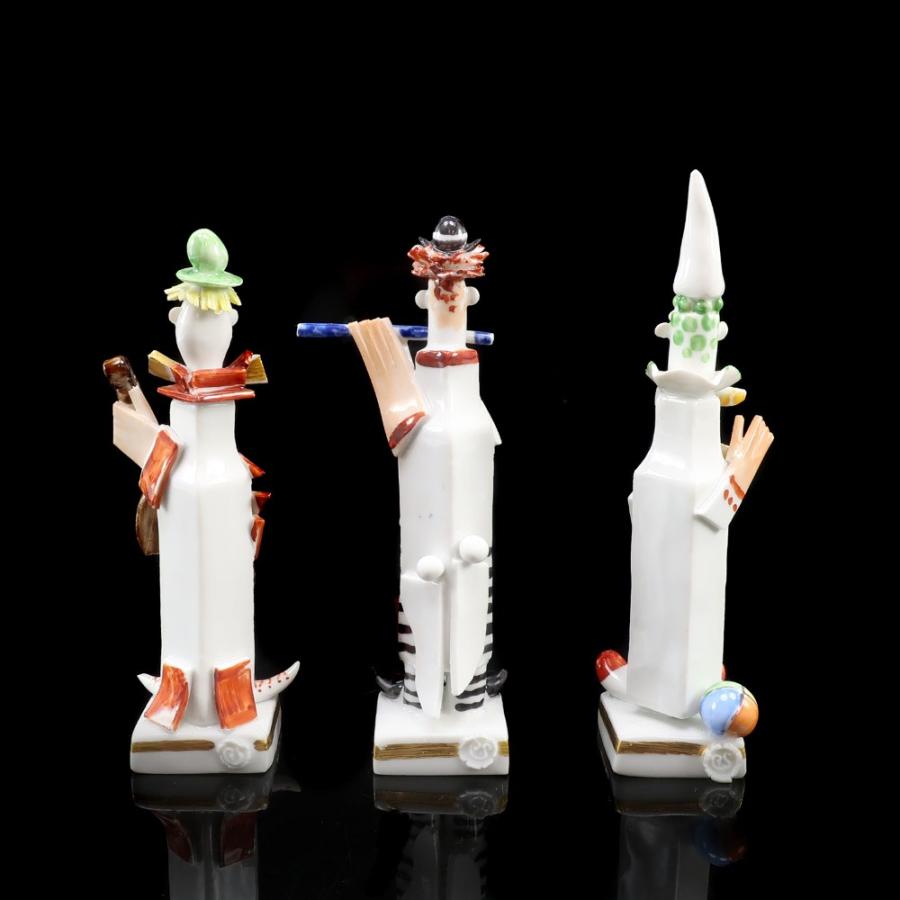 【Meissen】マイセン ペーター・シュトラング 作 手ひねり人形 3体 ポーセリン _ 置物 オブジェ マイセン Meissen ペーター・シュトラング 作 手ひねり人形 3体 置物