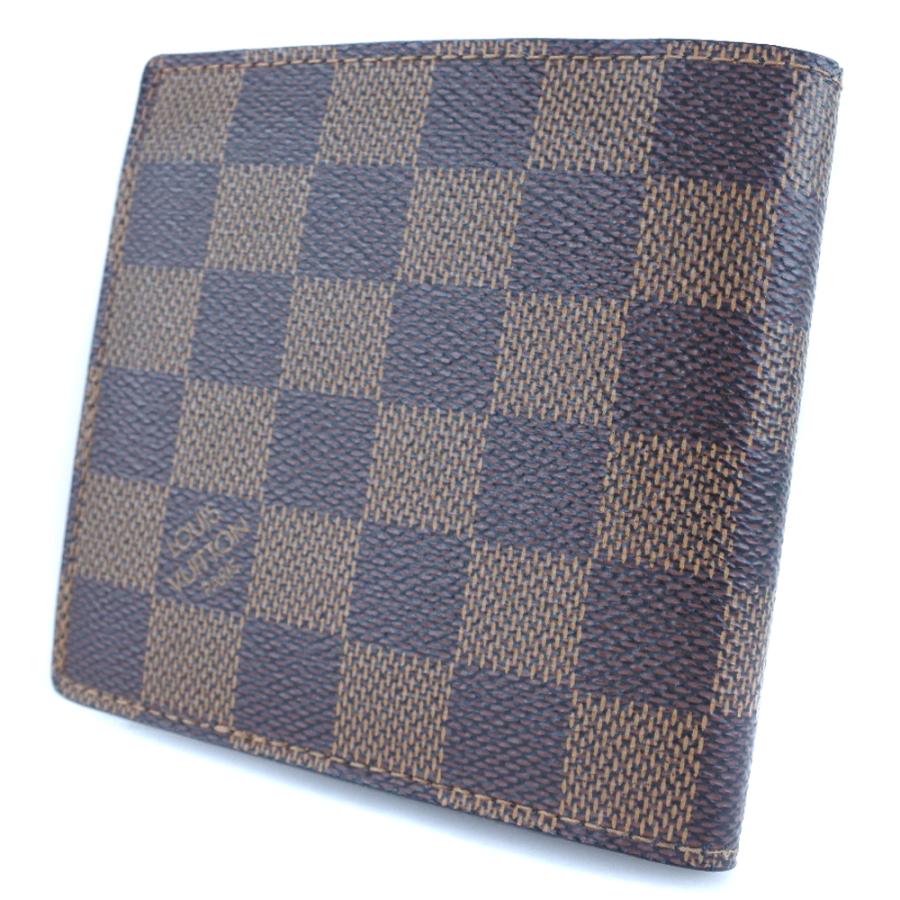 ルイヴィトンマルコ LOUIS VUITTON◇ポルトフォイユ・マルコ/2つ折り財布/--/BLK/メンズ
