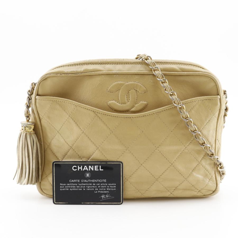 CHANEL シャネル フリンジチェーンショルダー ココマーク ヴィンテージ  