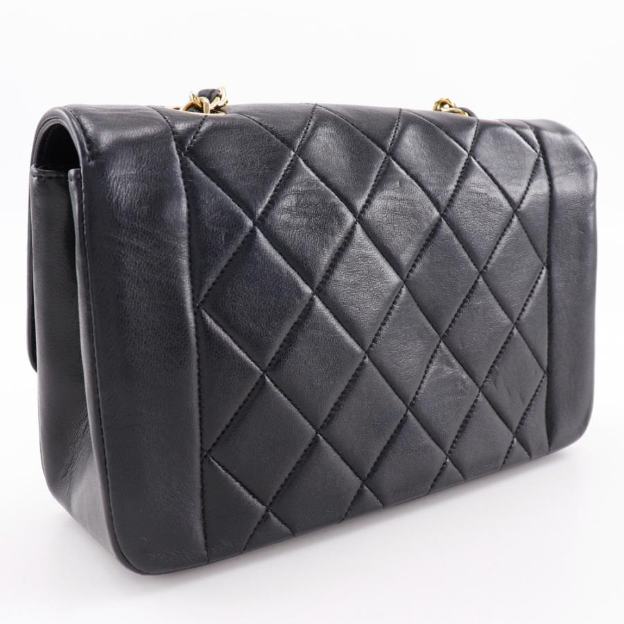 シャネル CHANEL マトラッセ ダイアナ22 A01164 CC ココマーク シングルチェーン チェーンバッグ ショルダーバッグ ラムスキン ブラック CHANEL（シャネル） ダイアナ22 チェーンショルダー マトラッセ