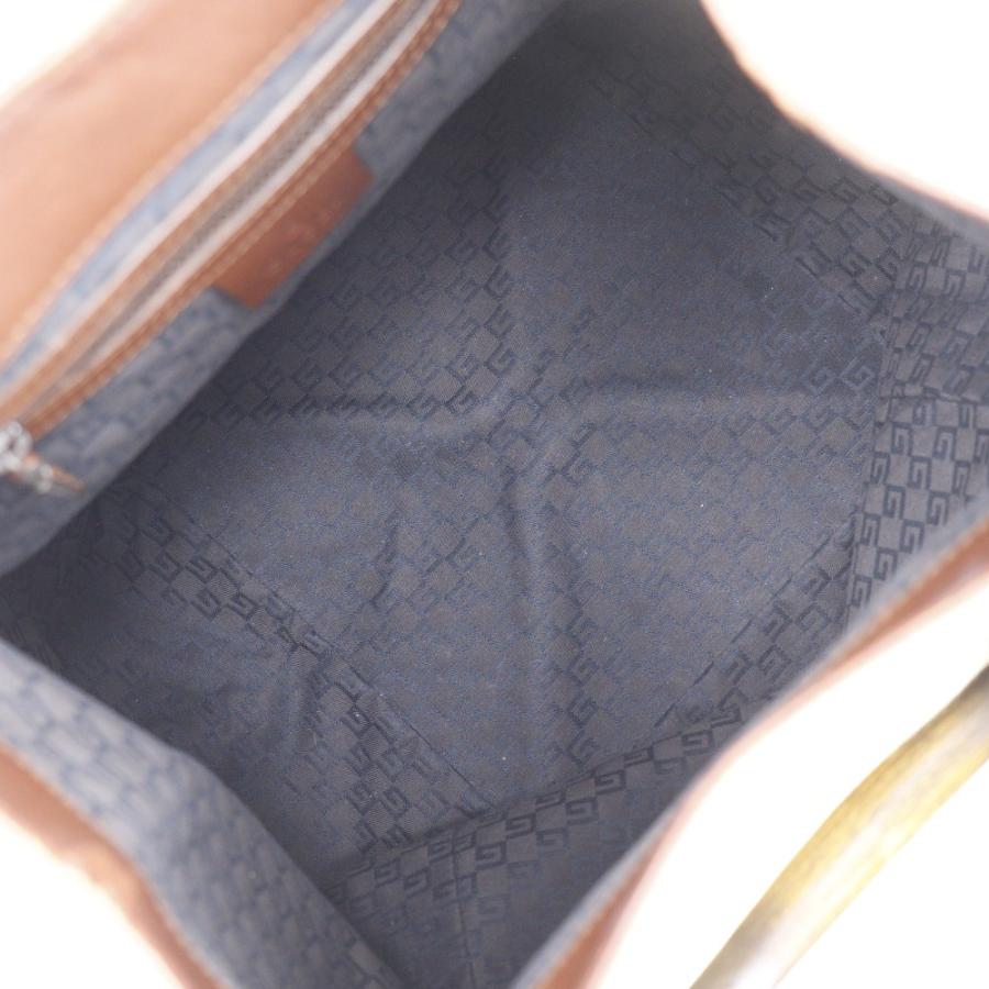 GUCCI（グッチ） ウッドハンドル 106493 ハンドバッグ キャンバス