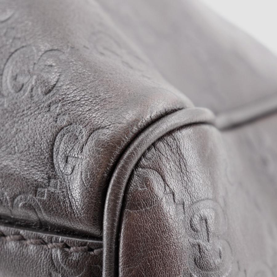GUCCI グッチ スーキー GG 211944 トートバッグ シマレザー 茶 GUCCI グッチ スーキー GG 211944 トートバッグ シマレザー 茶
