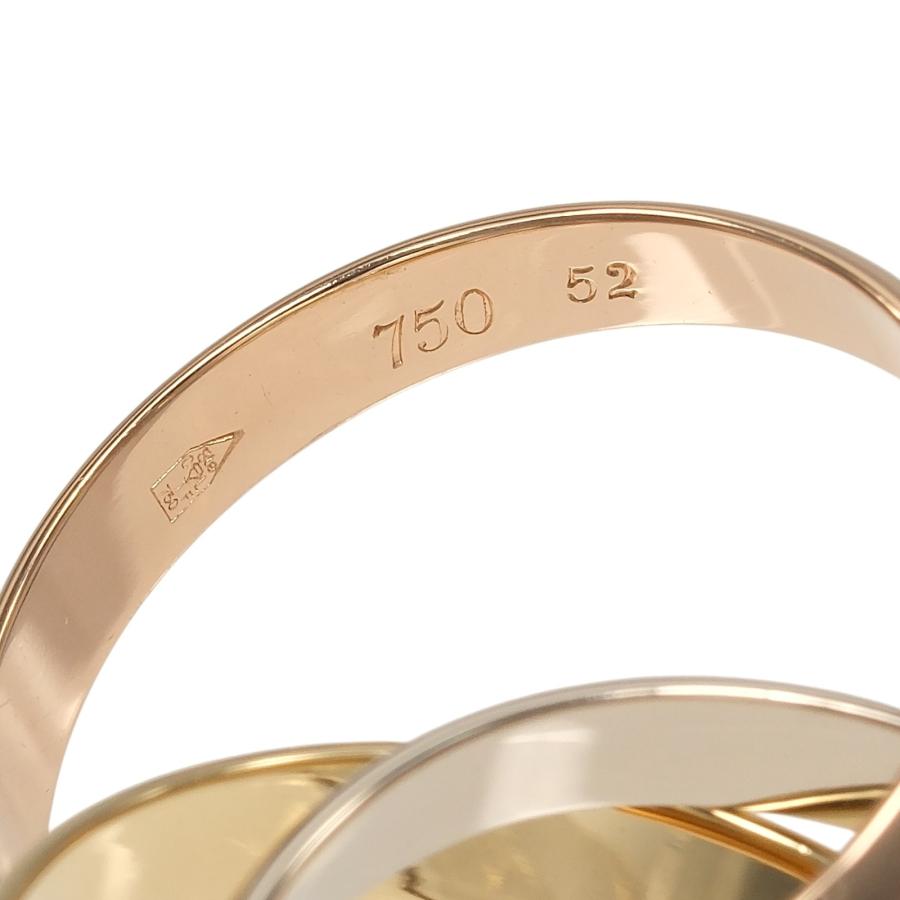 Cartier（カルティエ） トリニティ 12号 リング 指輪 3.5mmバンド K18