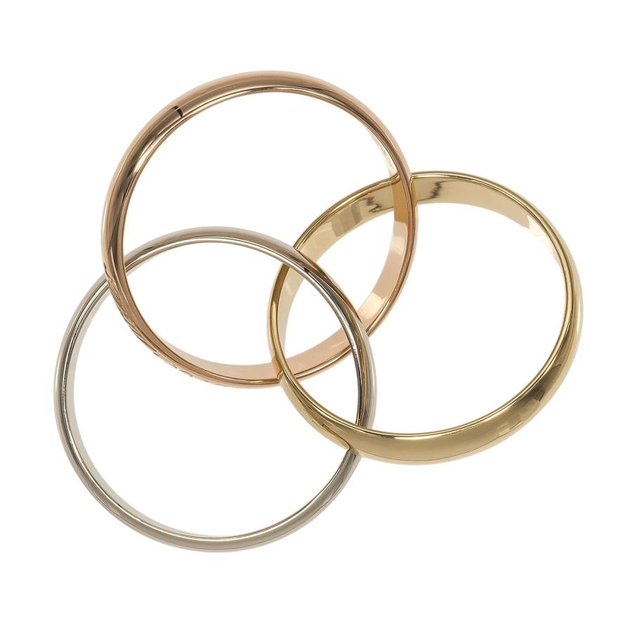 カルティエトリニティリング１２号 Cartier（カルティエ） トリニティ 12号 リング 指輪 3.5mmバンド K18