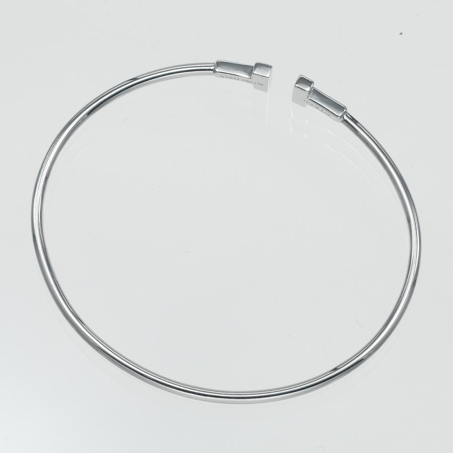 TIFFANY&Co.（ティファニー） ブレスレット Tワイヤー ナロー K18WG