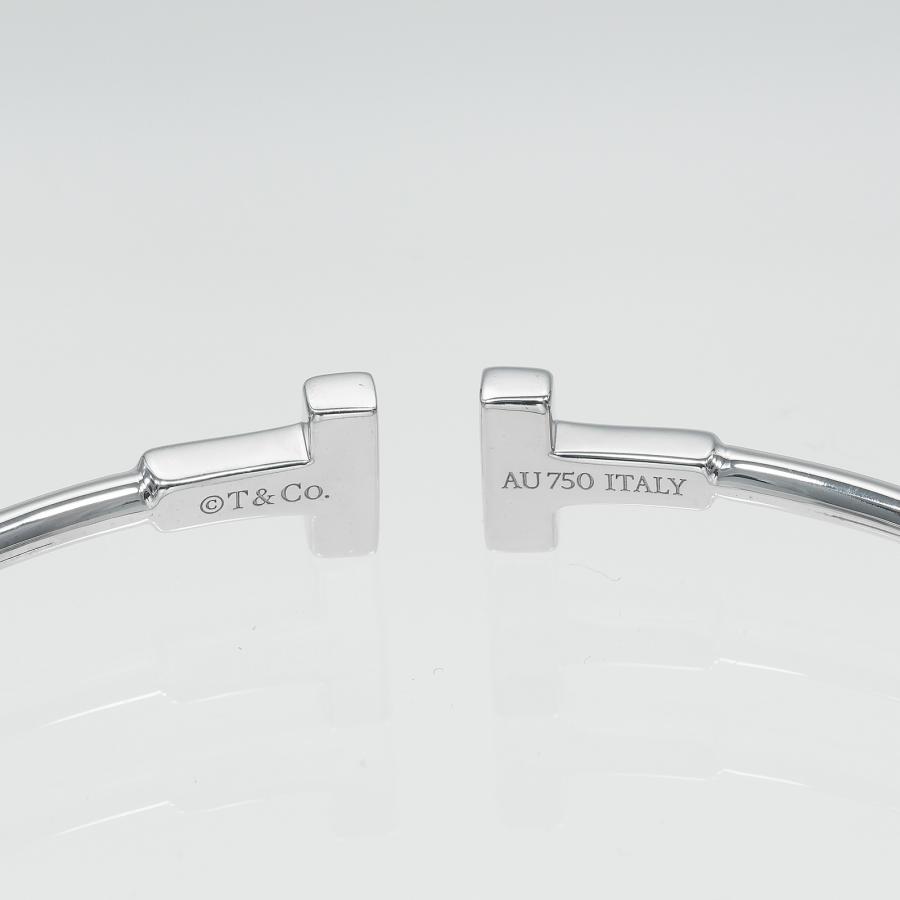 TIFFANY&Co.（ティファニー） ブレスレット Tワイヤー ナロー K18WG