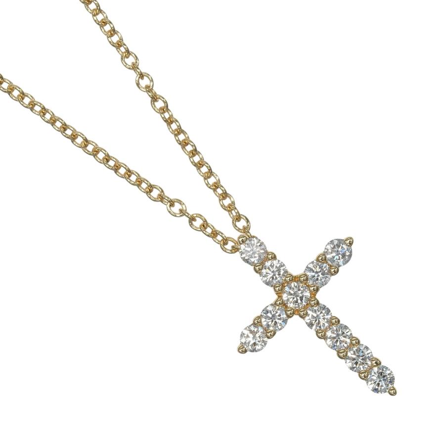 TIFFANY&Co.（ティファニー） ネックレス クロス XS K18YG イエロー 