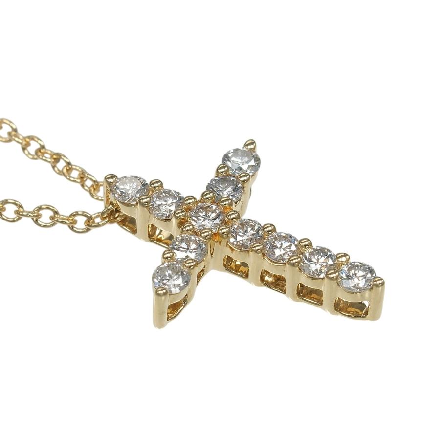TIFFANY&Co.（ティファニー） ネックレス クロス XS K18YG イエロー 