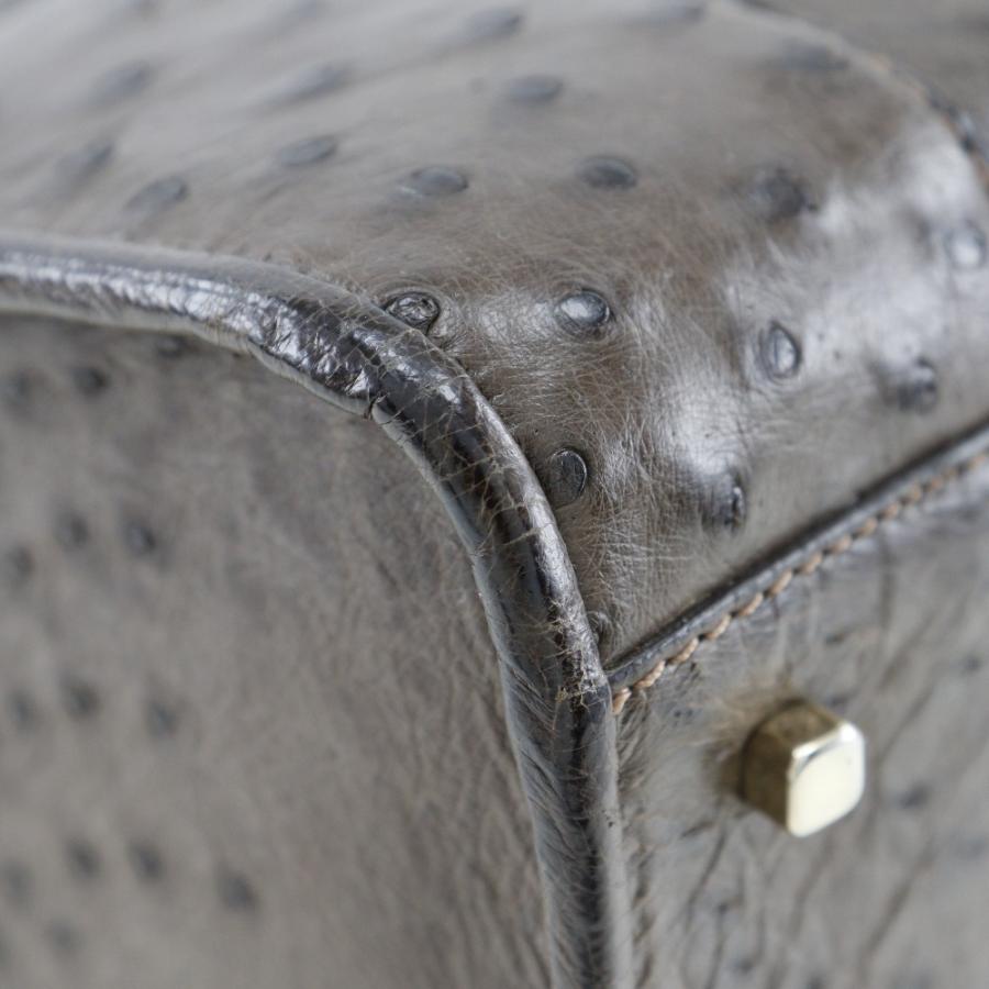 LOEWE（ロエベ） アマソナ ハンドバッグ オーストリッチ レディース