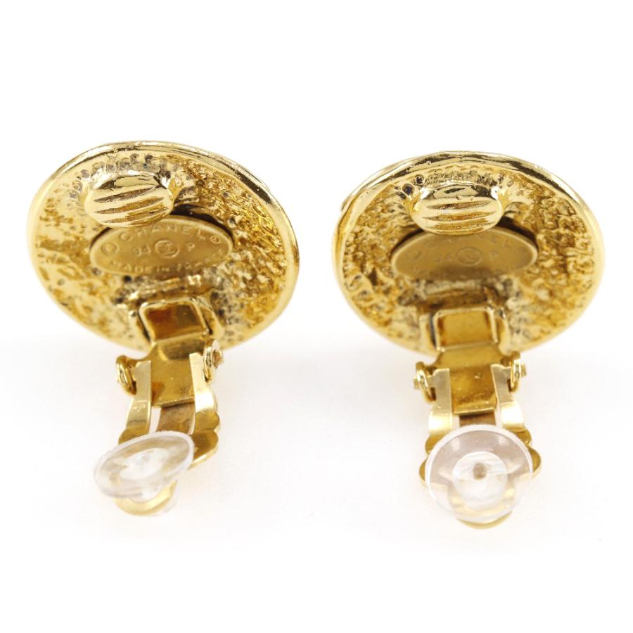 CHANEL シャネル 94P イヤリング 金メッキ 約18.8g レディース【I131824101】中古_3