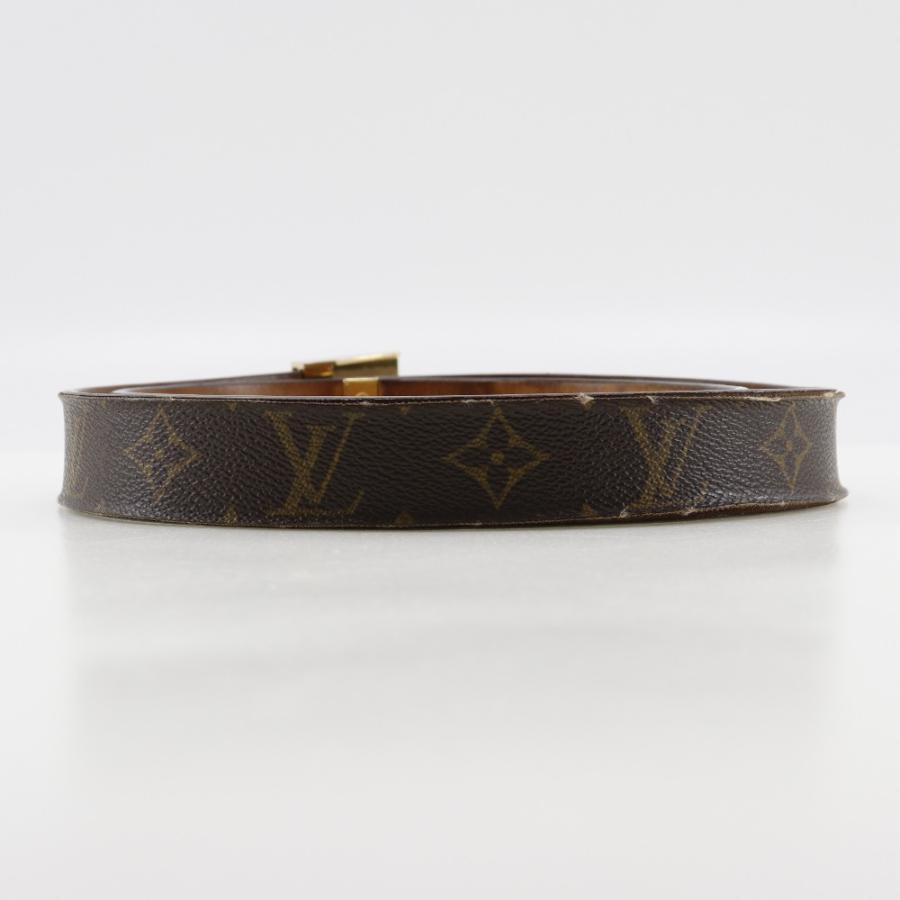ルイ ヴィトン サンチュール キャレ ベルト モノグラム ゴールドバックル M6801 LOUIS VUITTON（ルイ・ヴィトン） ルイ ヴィトン サンチュール キャレ