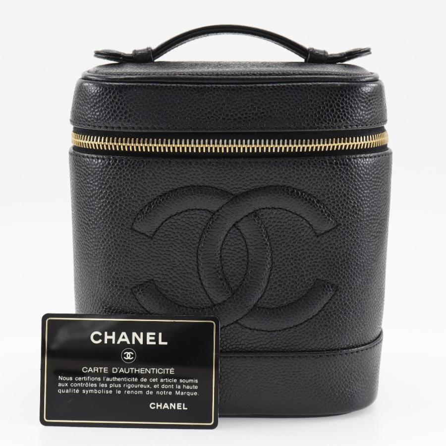 CHANEL シャネル バニティ ハンドバッグ キャビアスキン レディース【I131824270】中古_11