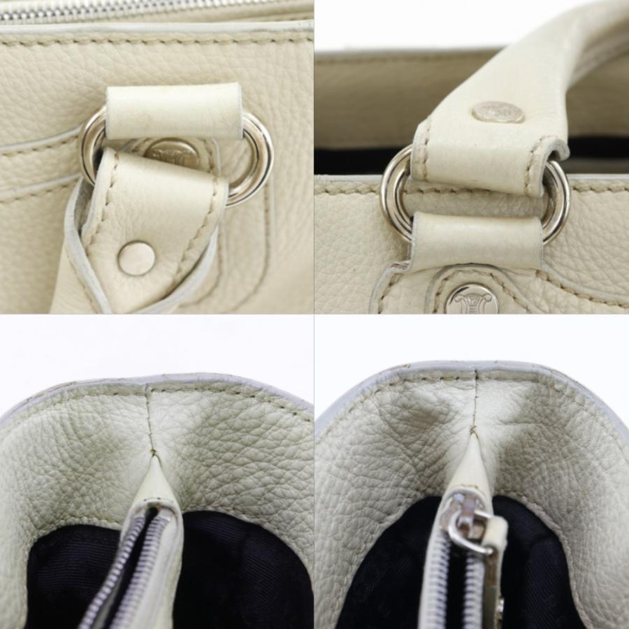 CELINE（セリーヌ） ブギーバック ハンドバッグ カーフ ベージュ
