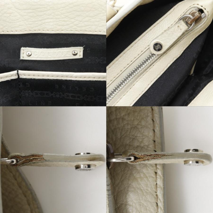 CELINE（セリーヌ） ブギーバック ハンドバッグ カーフ ベージュ