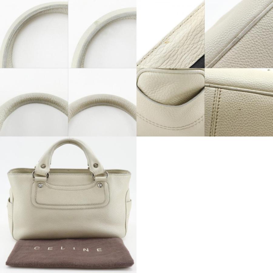 CELINE（セリーヌ） ブギーバック ハンドバッグ カーフ ベージュ
