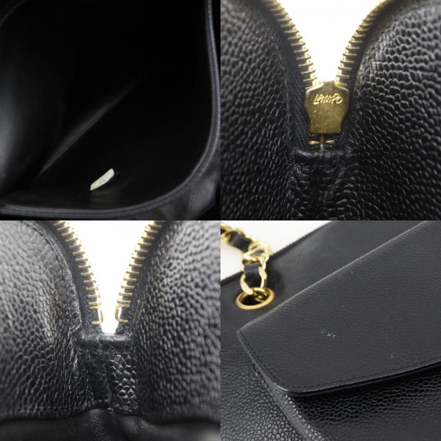 正規品*CHANEL ココマーク キャビアスキン チェーントートバッグ ブラック CHANEL マトラッセ ココマーク チェーントート トートバッグ ブラック