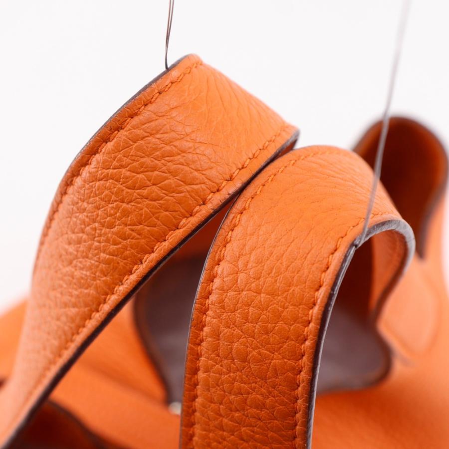 HERMES（エルメス） ピコタンPM □H ハンドバッグ トリヨンクレマンス