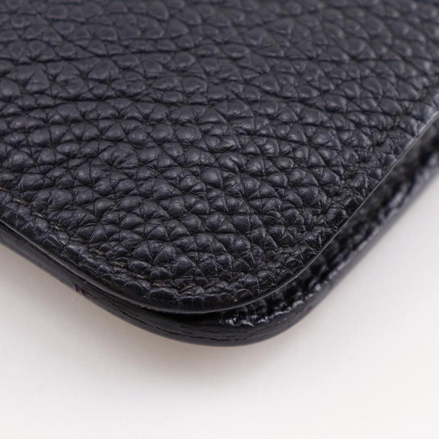 【HERMES】エルメス ドゴンGM トリヨンクレマンス 黒/ゴールド金具 □I ユニセックス 長財布 HERMES（エルメス） ドゴンGM □I 長財布 トリヨンクレマンス 黒