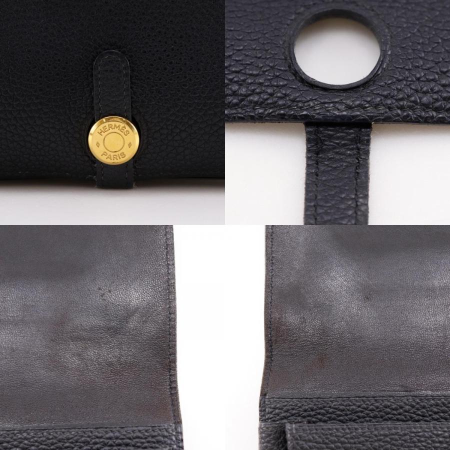 【HERMES】エルメス ドゴンGM トリヨンクレマンス 黒/ゴールド金具 □I ユニセックス 長財布 HERMES（エルメス） ドゴンGM □I 長財布 トリヨンクレマンス 黒