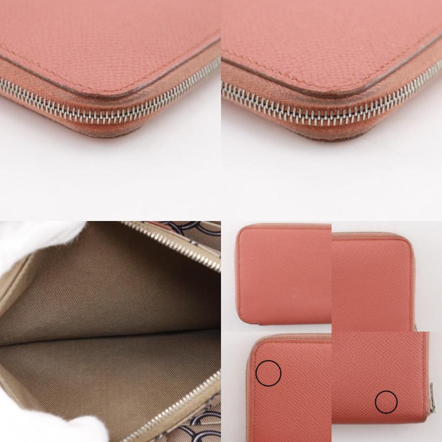 【HERMES】エルメス アザップロング シルクイン ヴォーエプソン フラミンゴ ピンク □R レディース 長財布 HERMES（エルメス） アザップロング シルクイン □R 長財布 ヴォー