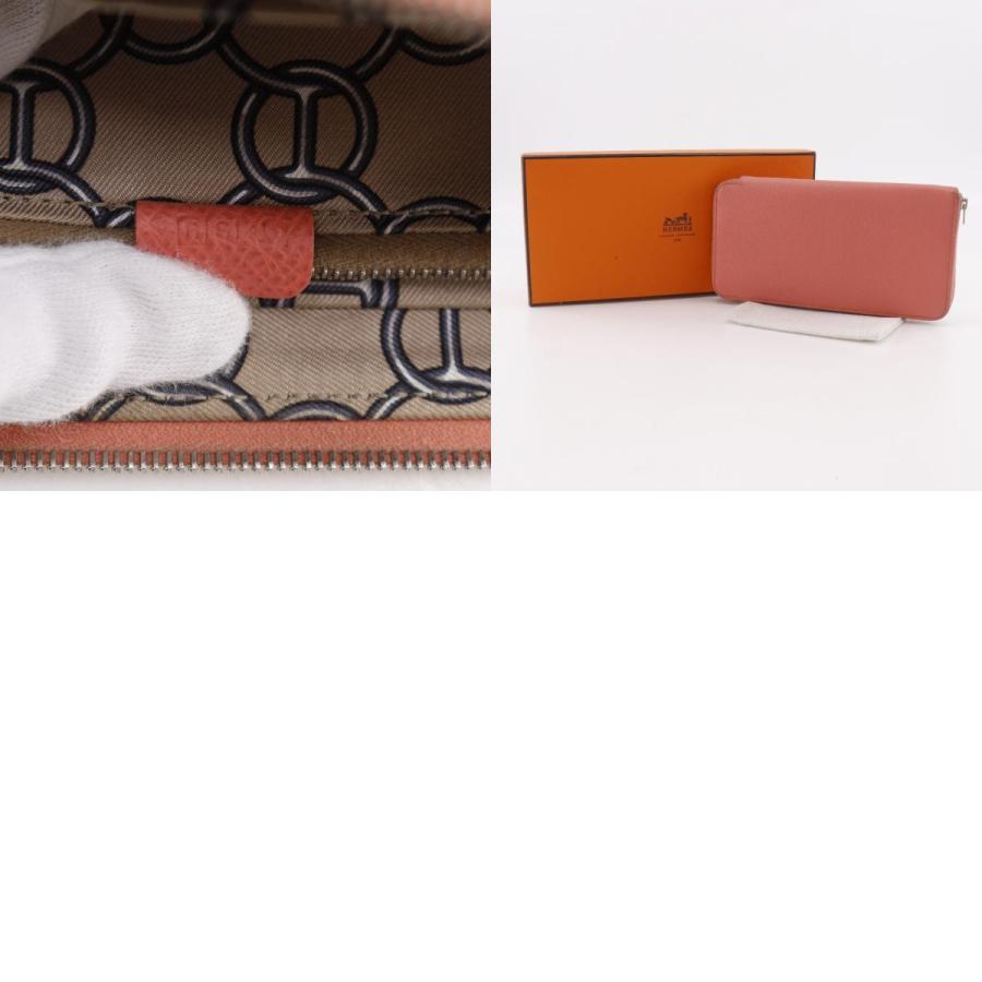 【HERMES】エルメス アザップロング シルクイン ヴォーエプソン フラミンゴ ピンク □R レディース 長財布 HERMES（エルメス） アザップロング シルクイン □R 長財布 ヴォー
