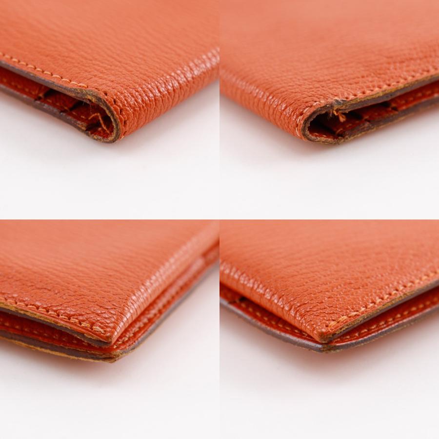 HERMES（エルメス） ベアンクラシック □G 長財布 シェーブル オレンジ