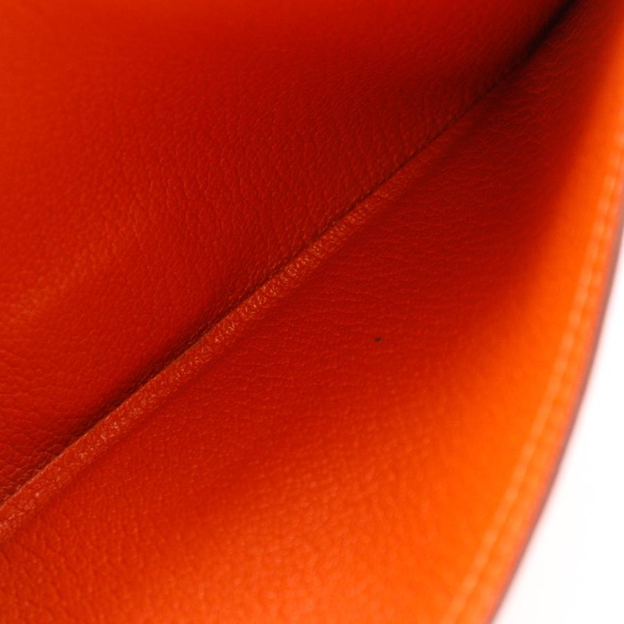★正規品★HERMES/エルメス/ベアンクラシック/シェーブル/オレンジ HERMES（エルメス） ベアンクラシック □G 長財布 シェーブル オレンジ