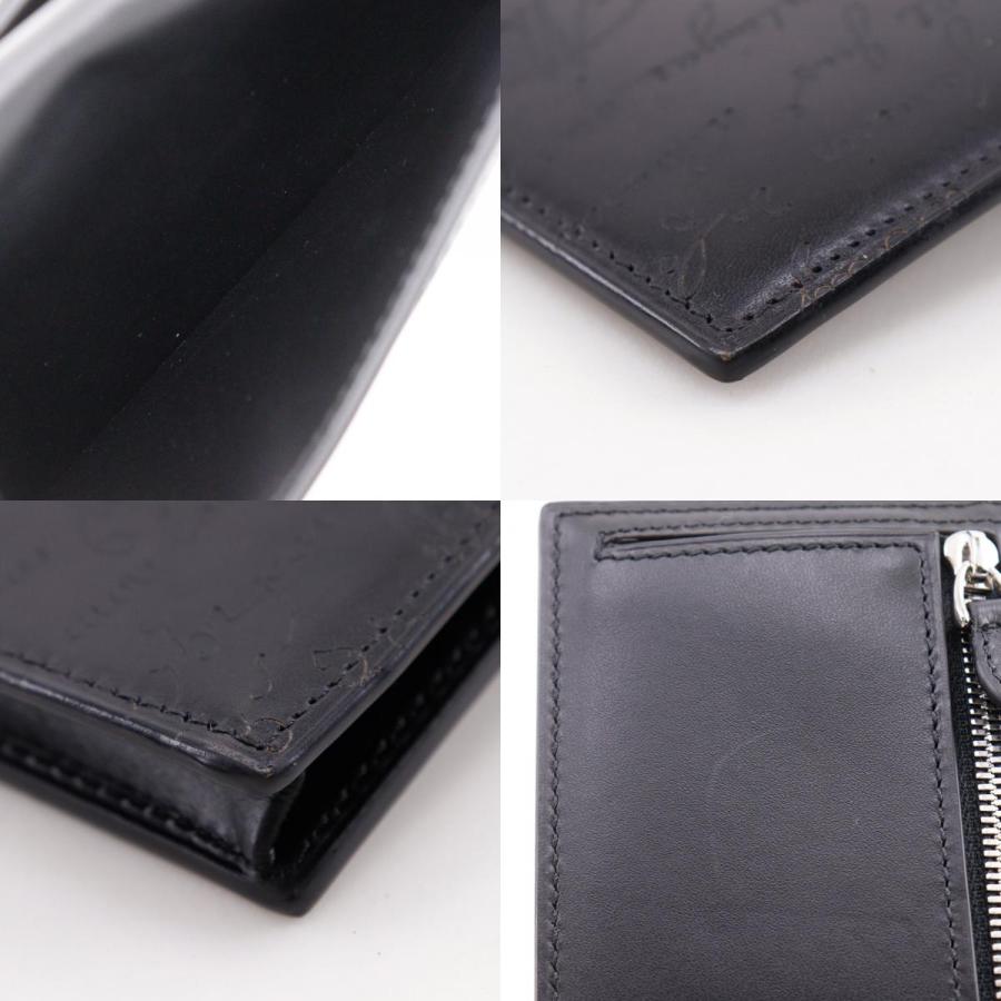 【Berluti】ベルルッティ サンタル フラップ カリグラフィ カーフ 黒 メンズ 長財布 Berluti ベルルッティ サンタル フラップ カリグラフィ 長財布 カーフ