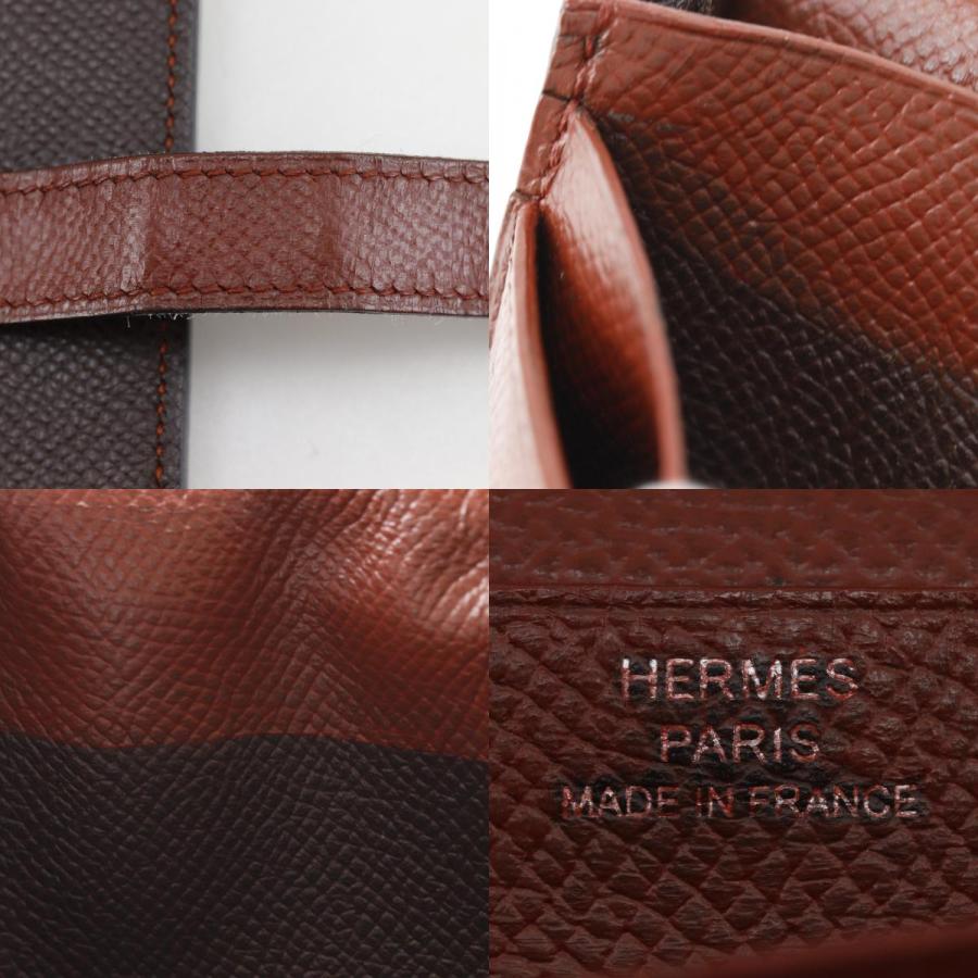 HERMES（エルメス） ベアンスフレ バイカラー □M 長財布 ヴォー