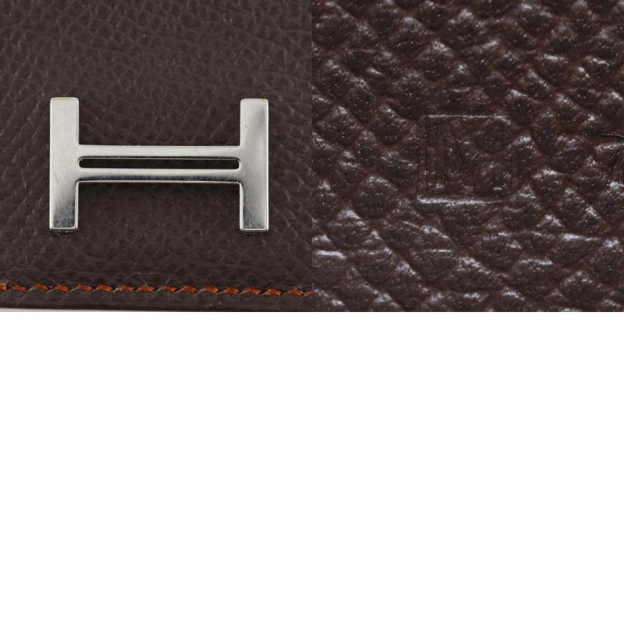 HERMES（エルメス） ベアンスフレ バイカラー □M 長財布 ヴォー