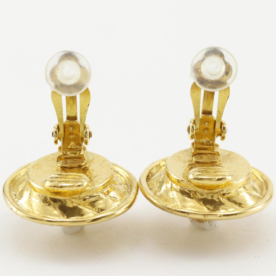 CHANEL（シャネル） ココマーク ヴィンテージ 96A イヤリング 金メッキ 