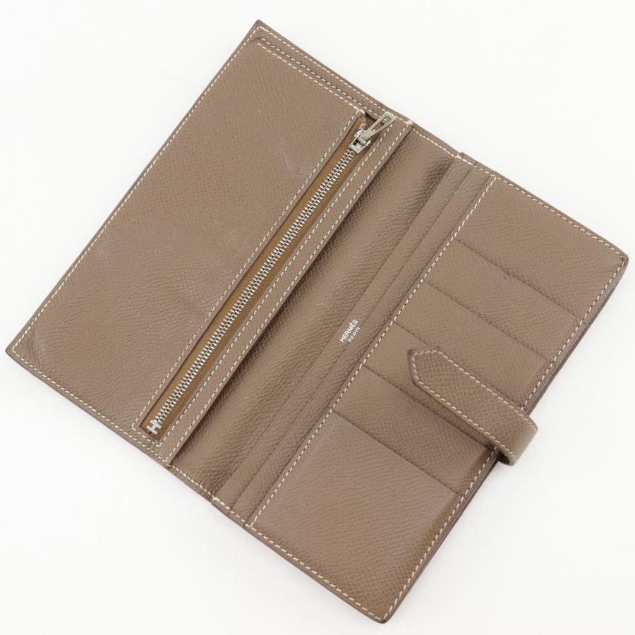 HERMES（エルメス） ベアンスフレ □O 長財布 ヴォーエプソン