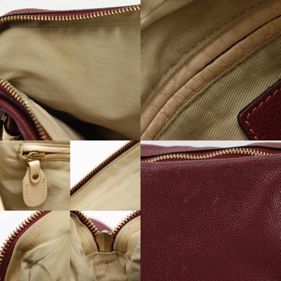 Chloe（クロエ） パラティ 2WAYショルダー ハンドバッグ カーフ 赤