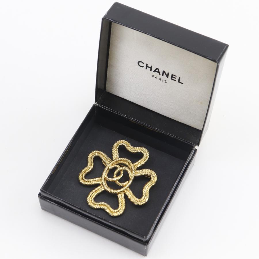 CHANEL（シャネル） クローバー ココマーク ヴィンテージ 28 ブローチ