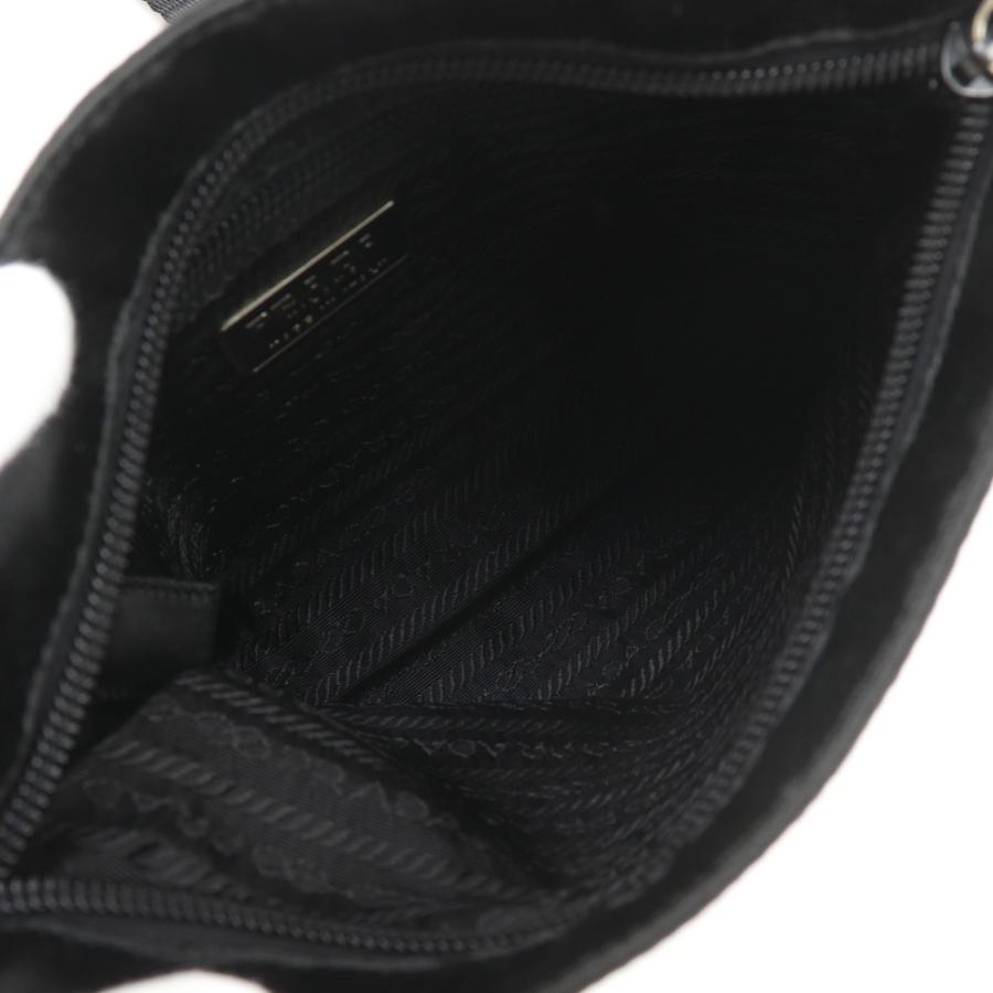 【PRADA】プラダ ポシェット B7879 サテン NERO 黒 レディース ショルダーバッグ PRADA（プラダ） ポシェット B7879 ショルダーバッグ サテン NERO 黒