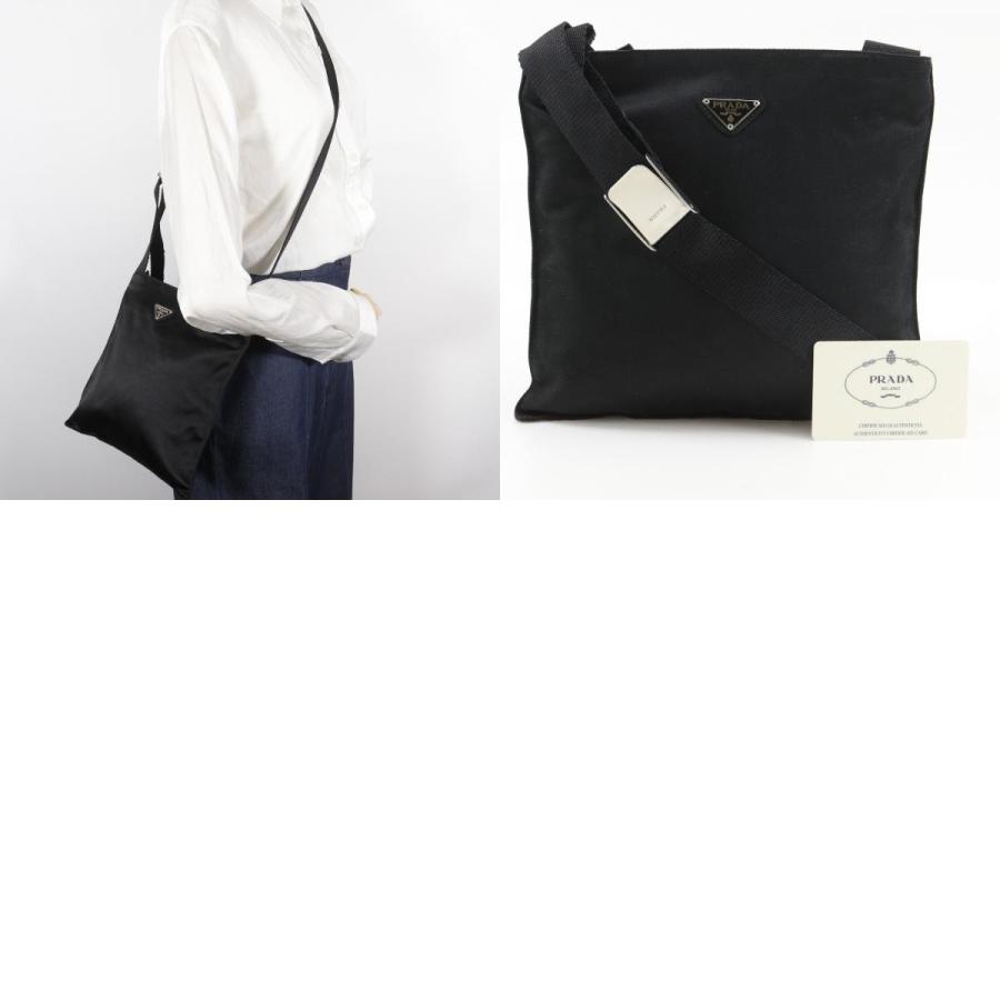 【PRADA】プラダ ポシェット B7879 サテン NERO 黒 レディース ショルダーバッグ PRADA（プラダ） ポシェット B7879 ショルダーバッグ サテン NERO 黒