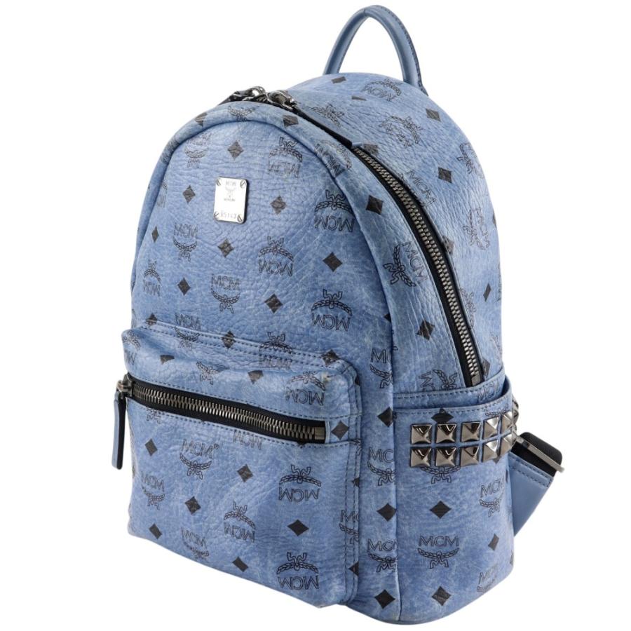 MCM（エムシーエム） スターク ロゴグラム スタッズ リュック