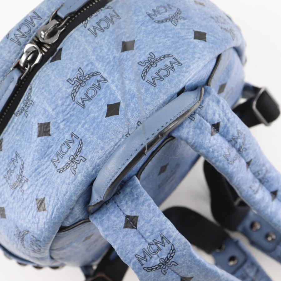MCM（エムシーエム） スターク ロゴグラム スタッズ リュック