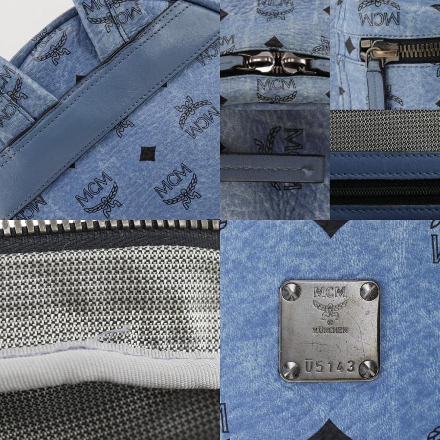MCM（エムシーエム） スターク ロゴグラム スタッズ リュック