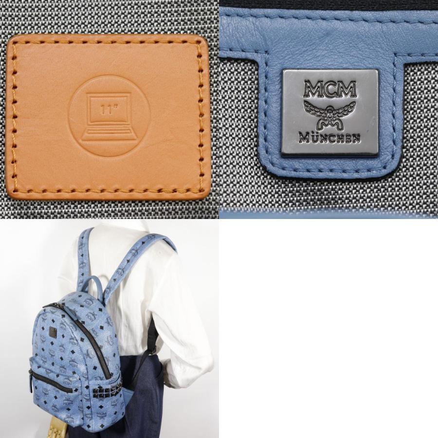 MCM（エムシーエム） スターク ロゴグラム スタッズ リュック